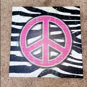 canvas peace sign picture